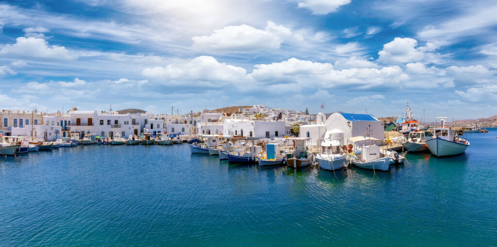 Naousa, Port, Greek, Island, Cyclades